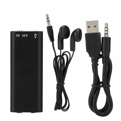KLW Snimač glasa MP3 player USB Flash Disk 3 u 1 jedna tipka Snimanje HD Smanjenje buke Legura cinka Shell HC-8G