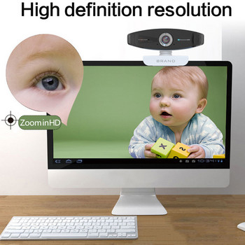 Уеб камера 1080P USB уеб камера с микрофон Автофокус Full HD UVC/UAC За PC Компютър Mac Лаптоп Настолен компютър Геймър Webcast