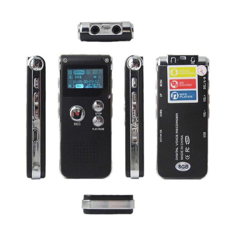 8GB/16GB/32GB digitalni diktafon profesionalni mini audio snimač zvuka profesionalni diktafon MP3 player