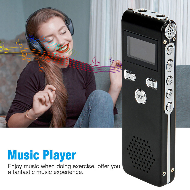 Prijenosni mini digitalni diktafon 8G 16G profesionalni diktafon glasovno aktivirano smanjenje buke snimanje WAV MP3 player