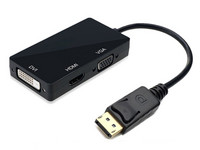 DisplayPort DP u HDMI-kompatibilan DVI VGA adapterski kabel 1080P Display Port konverter konektor za PC projektor Laptop HDTV