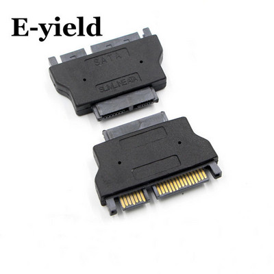 Slimline SATA adapteris Serial ATA 7+15 22 kontaktų vyriškas į plonas 7+6 13 kontaktų moteriškas adapteris