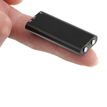 Мини 8GB диктофон цифров аудио мини диктофон mp3 плейър USB писалка гласово активиран запис WAV със слушалки