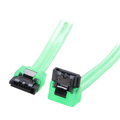 Καλώδιο SATA3 Serial ATA DATA 6 ιντσών 6 Gb/s με μάνδαλο Κλείδωμα για φορητό υπολογιστή SATA 3.0 SATAIII 6Gbps Σκληρός δίσκος σκληρός δίσκος/ SSD - Μαύρο