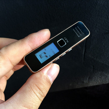 Επαγγελματική ψηφιακή συσκευή εγγραφής ήχου με συσκευή αναπαραγωγής MP3 με ηχείο μικροσκοπική συσκευή εγγραφής φωνής ψηφιακό κατασκοπευτικό στυλό