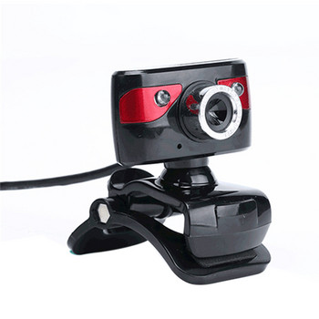 HD Webcam USB Night Vision Εγγραφή βίντεο Κάμερα Web με μικρόφωνο για φορητό υπολογιστή