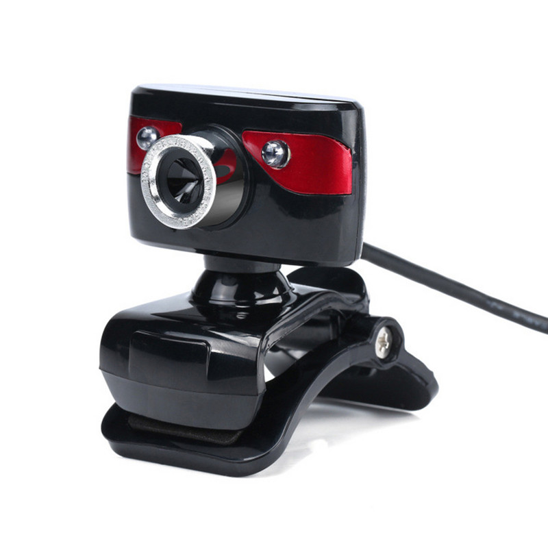 HD Webcam USB Night Vision Εγγραφή βίντεο Κάμερα Web με μικρόφωνο για φορητό υπολογιστή