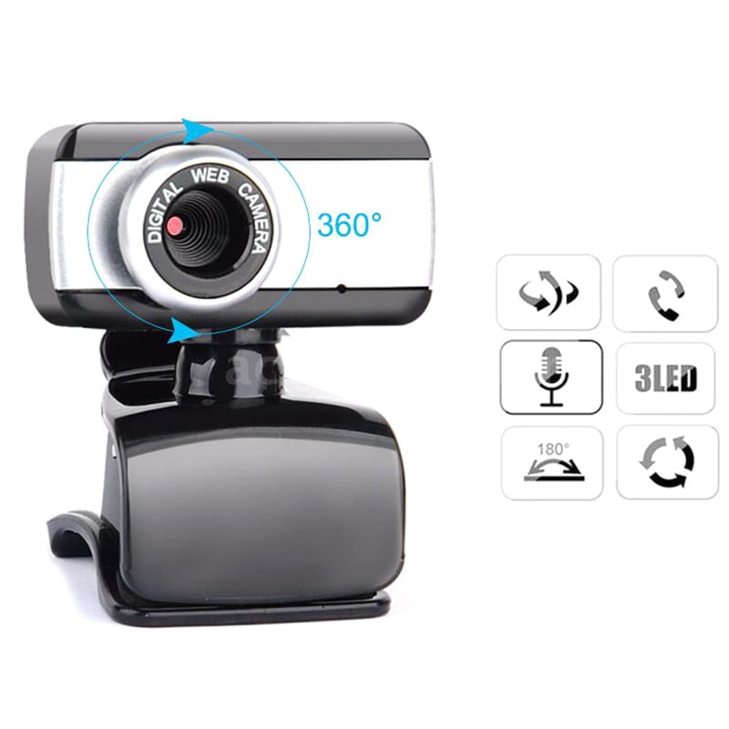 Nauja HD žiniatinklio kamera 480P srautinio perdavimo žiniatinklio kamera su mikrofonais Internetinė kamera žaidimų konferencijoms darbalaukyje HD žiniatinklio kamera Interneto kamera žiniatinklio kamera