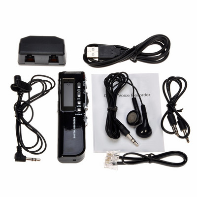 Φορητή συσκευή εγγραφής φωνής 8G USB Professional Αναπαραγωγή 96 ωρών Dictaphone Ψηφιακή συσκευή εγγραφής ήχου ήχου με συσκευή αναπαραγωγής WAV, MP3