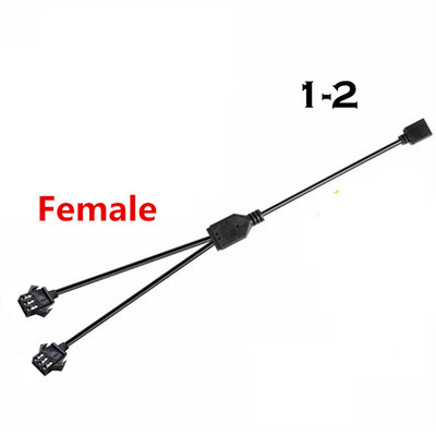 Cablu adaptor M/B RGB AURA SYNC JST SM, transfer la 12V 4Pin RGB și 5V 3Pin ARGB, JST-3P SM3P SM4P EL cablu de sârmă, tată/femă