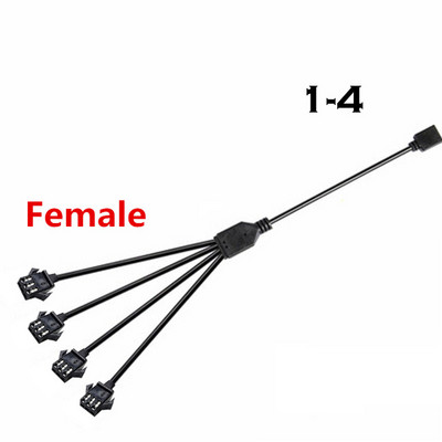 Cablu adaptor M/B RGB AURA SYNC JST SM, transfer la 12V 4Pin RGB și 5V 3Pin ARGB, JST-3P SM3P SM4P EL cablu de sârmă, tată/femă