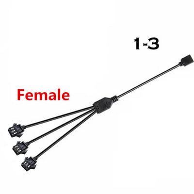 Cablu adaptor M/B RGB AURA SYNC JST SM, transfer la 12V 4Pin RGB și 5V 3Pin ARGB, JST-3P SM3P SM4P EL cablu de sârmă, tată/femă