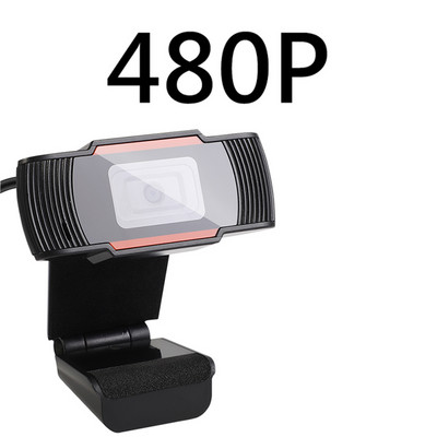 Webcam HD για υπολογιστή 480/720/1080P Mini Web Camera με μικρόφωνο USB Web Cam για υπολογιστή Mac Laptop Desktop YouTube Skype