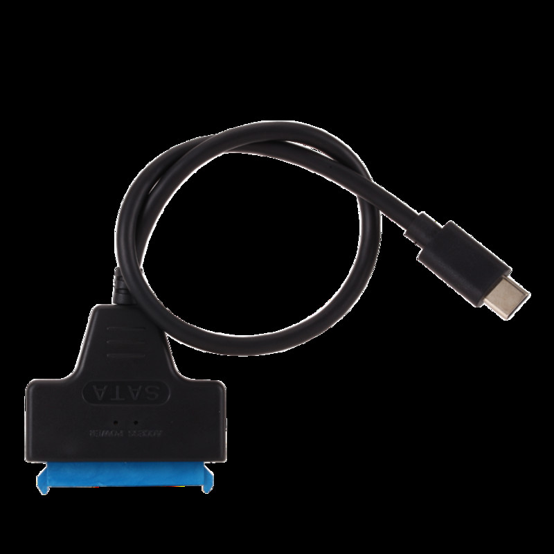 USB 3.1 USB C į SATA keitiklis USB 3.1 Type-C adapterio laidas skirtas 2,5 colio standžiajam diskui SSD SATA į C TIPO didelės spartos standžiojo disko laidą