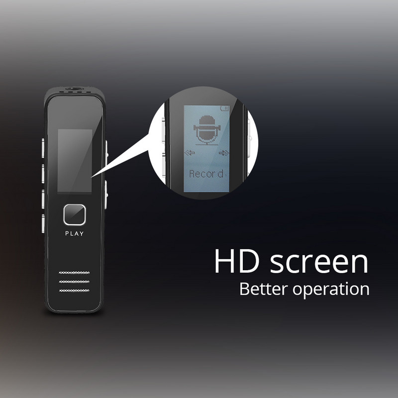 TISHRIC profesionalni mini usb diktafon TF flash kartica flash pogon audio diktafon sa zaslonom Gravador