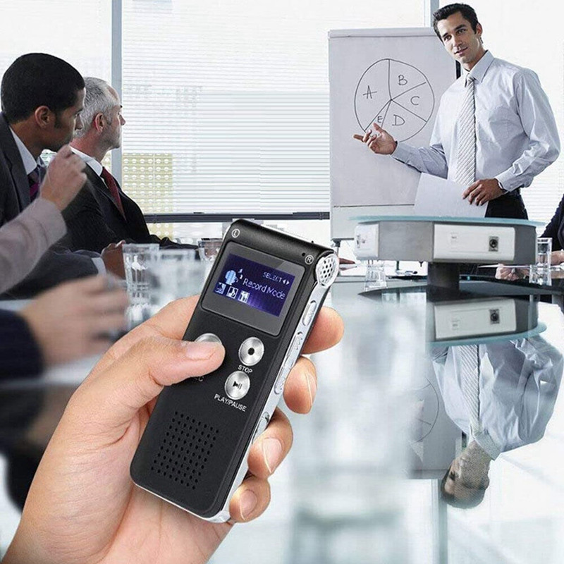 Paranormāls spoku medību aprīkojums digitālais EVP ar balsi aktivizēts ierakstītājs USB US 8 GB (melns)