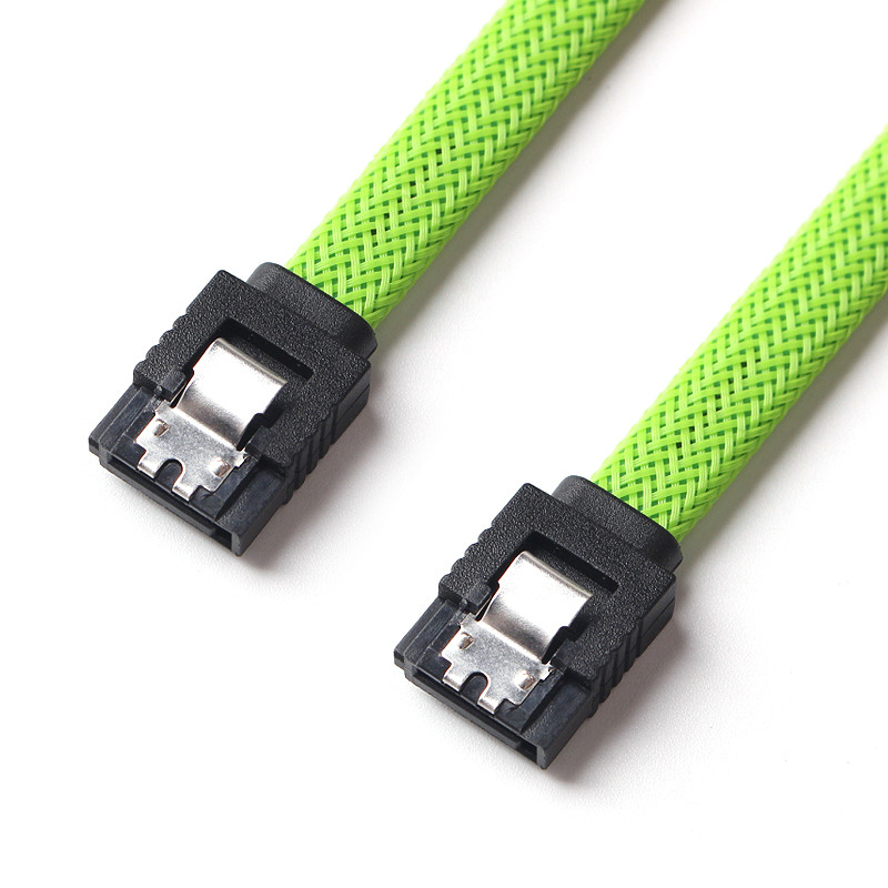 Lingable SATA 3.0 III SATA3 Cabluri de date 7 pini Cablu SSD 6 Gb/s Unitate HDD Hard Disk Cabo Manșon de nailon Negru Albastru Roșu Alb Verde