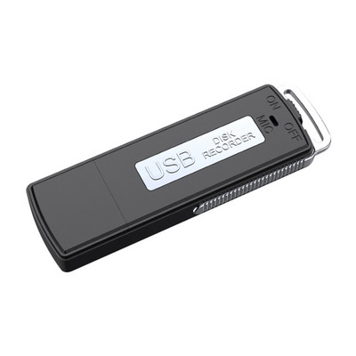 8/16GB USB писалка за запис, 1200 минути намаляване на шума, U дисково записващо устройство, аудиозапис с едно щракване, Plug&Play, възпроизвеждане на мобилен телефон