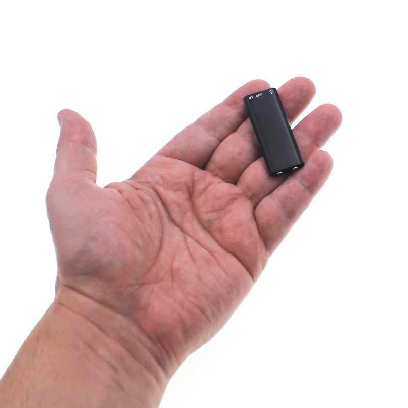 11 часа непрекъснат запис на гласов запис със звук, активиране на VOX функция MP3 плейър - аудио микро 8GB