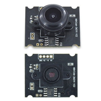 OV3660 Платка за модул на камера 1080P 3MP 64/110 градуса, регулируем ръчен фокус MJPG/YUY2 за проекти за разпознаване на лица