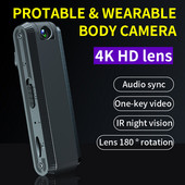 Nou stilou de înregistrare a sunetului Mini cameră Full HD Înregistrare video voce Viziune nocturnă în infraroșu 1080P Cameră mică fără fir purtabilă