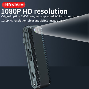Νέα Μίνι κάμερα με στυλό εγγραφής ήχου Full HD Φωνητική εγγραφή βίντεο με υπέρυθρη νυχτερινή όραση 1080P Wearable Μικρή ασύρματη κάμερα