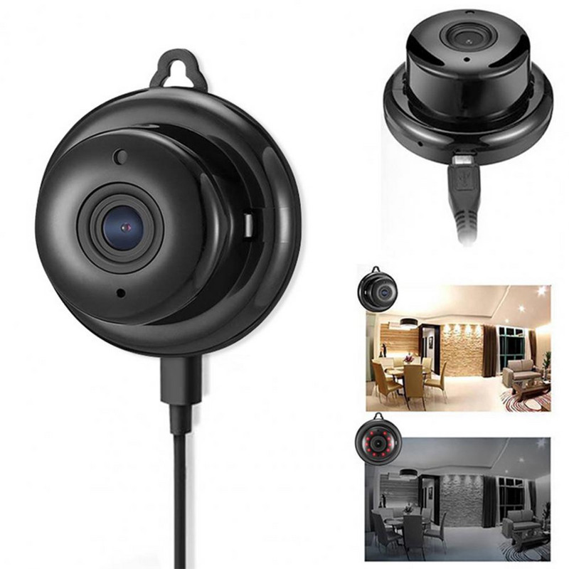 Αξιόπιστη 1080P Night Vision Κάμερα Κάμερας Ασφαλείας Οθόνης USB Μαύρη υποδοχή κάρτας TF