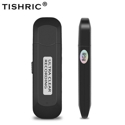 TISHRIC 16GB 32GB Професионален Mini Usb Диктофон Акумулаторен цифров аудио Мини диктофон Gravador De Voz