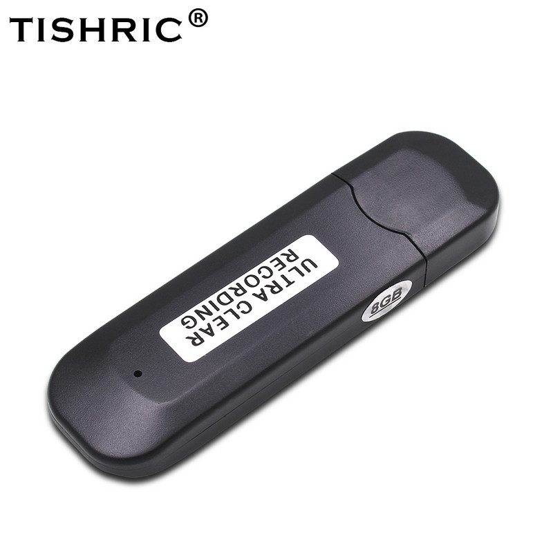 TISHRIC 16GB 32GB profesionāls mini USB balss ierakstītājs, uzlādējams digitālais audio mini diktofons Gravador De Voz