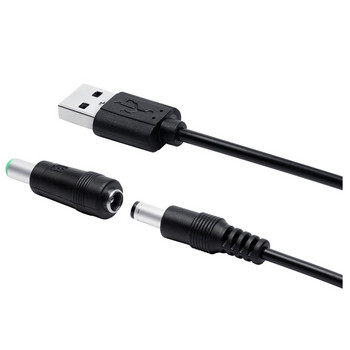 Универсален 5V 9V 12V USB към DC захранващ кабел USB жак Кабел за зареждане Щепсел Конектор 55*25 За рутер Мини вентилатор Високоговорител Камера