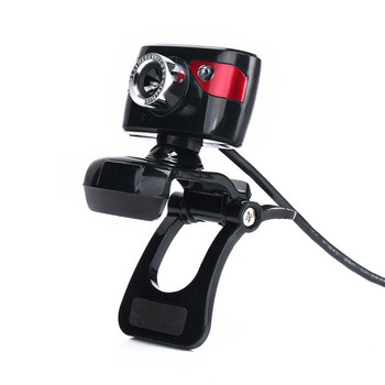 HD Webcam USB Night Vision Εγγραφή βίντεο Κάμερα Ιστού με μικρόφωνο για φορητό υπολογιστή αυτόματη ισορροπία λευκού Χωρίς πρόγραμμα οδήγησης Web κάμερα