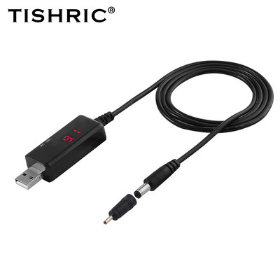 TISHRIC USB DC 12V 9V 5V Cablu de alimentare pentru rută de încărcare Adaptor WIFI Sârmă usb Booster linie Modul Convertor KWS-910 prin Powerbank
