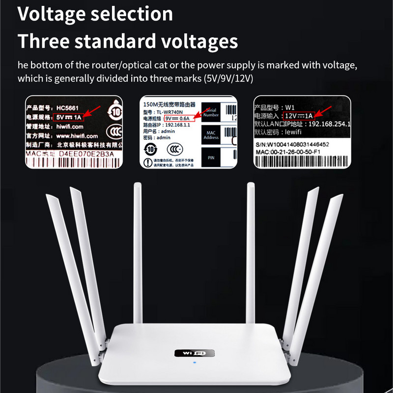 TISHRIC USB DC 12V 9V 5V Cablu de alimentare pentru rută de încărcare Adaptor WIFI Sârmă usb Booster linie Modul Convertor KWS-910 prin Powerbank