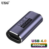 40Gbps USB 4 tipa-C ženski na USB4 ženski spojnik USB-C adapterski konektor Tip C pretvarač uređaja Adapter podataka Mini USB adapter