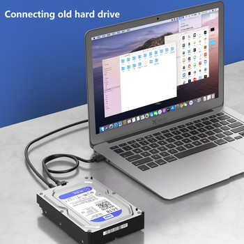 Εξωτερικός προσαρμογέας USB σε σκληρό δίσκο SATA με ισχύ 12V 2A για 3,5 2,5 ιντσών σκληρό δίσκο SSD υποδοχή USB3.0 σε καλώδιο SataIII 22 Pin