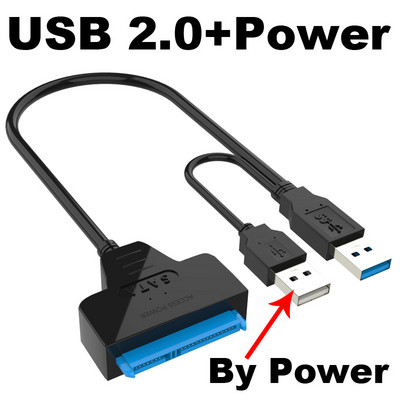 USB 3.0 TYPE-C 3.1 NA SATA adapter 6 Gbps 2.0 2.5 vanjski HDD SSD tvrdi disk 7+15/22 Pin III kabel za PC telefon prijenosno računalo+DC napajanje