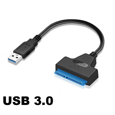 USB 3.0 TYPE-C 3.1 NA SATA adapter 6 Gbps 2.0 2.5 vanjski HDD SSD tvrdi disk 7+15/22 Pin III kabel za PC telefon prijenosno računalo+DC napajanje
