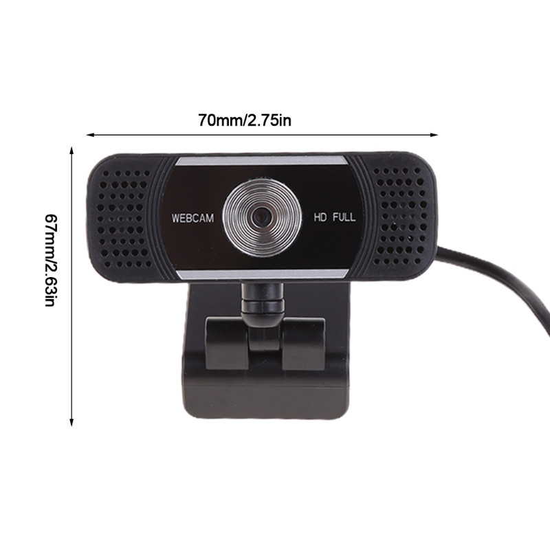 Κάμερα Web Full High Definition 1080P Web Camera για εγγραφή κλήσης USB 2.0 Webcam με ενσωματωμένο κάλυμμα προστασίας προσωπικών δεδομένων μικροφώνου