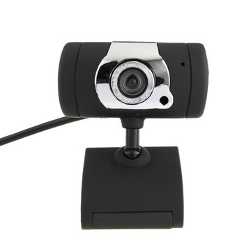 USB 2.0 уеб камера камера с вграден микрофон за компютър лаптоп Ръчно фокусиране HD компютър уеб камера за Windows Xp 7 8