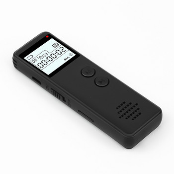 Ψηφιακή συσκευή εγγραφής φωνής 32 GB Ήχου MP3 Δικτάφωνο Μείωση θορύβου Φωνή Εγγραφή με ένα πλήκτρο συσκευή αναπαραγωγής WAV 128 Kbps