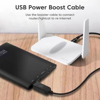 Elough USB Boost Cable DC 5V To DC 12V / 9V Boost Line WiFi to Powerbank καλώδιο USB Converter Stand up for WIFI Router Camera