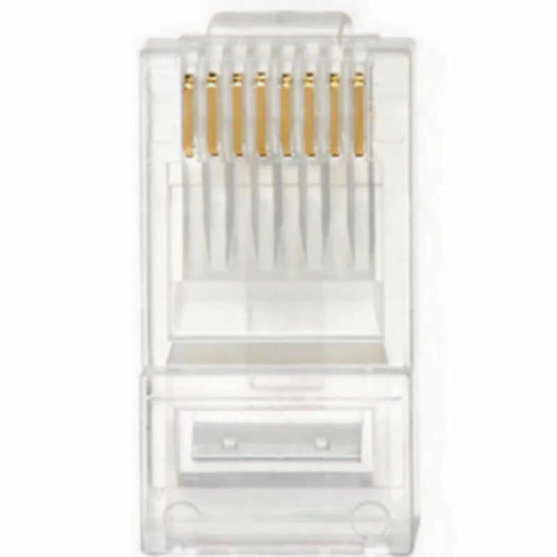 Conector de rețea LAN Ethernet RJ-45 pentru cablu de rețea UTP Cat5 Cat5e mufă de cristal 50/100 buc.