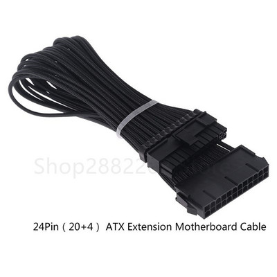 Sleeve hosszabbító tápkábel 24 tűs A TX/EPS/8 tűs PCI-E GPU/8 tűs CPU/6 tűs PCIE/4 tűs CPU kábel