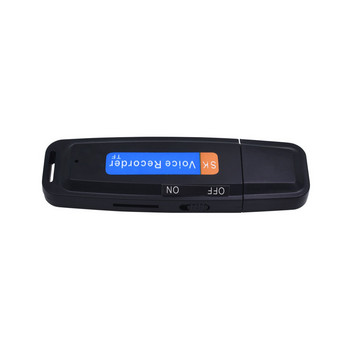Επαγγελματικό USB HD με μείωση θορύβου Mini Card U Disk Φορητή συσκευή εγγραφής Επαναφορτιζόμενη μέγιστη υποστήριξη 32 GB στυλό εγγραφής φωνής