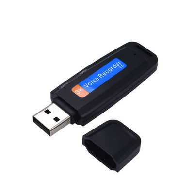 Професионална USB HD мини карта за намаляване на шума U диск Преносим рекордер Акумулаторна максимална поддръжка 32GB писалка за запис на глас