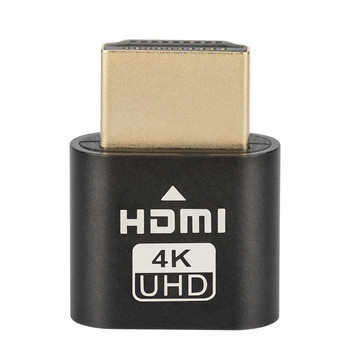 HDMI виртуален дисплей 4K HDMI DDC EDID Dummy Plug EDID Display Cheat Virtual Plug HDMI Dummy Emulator Adapter for Bitcoin Mining