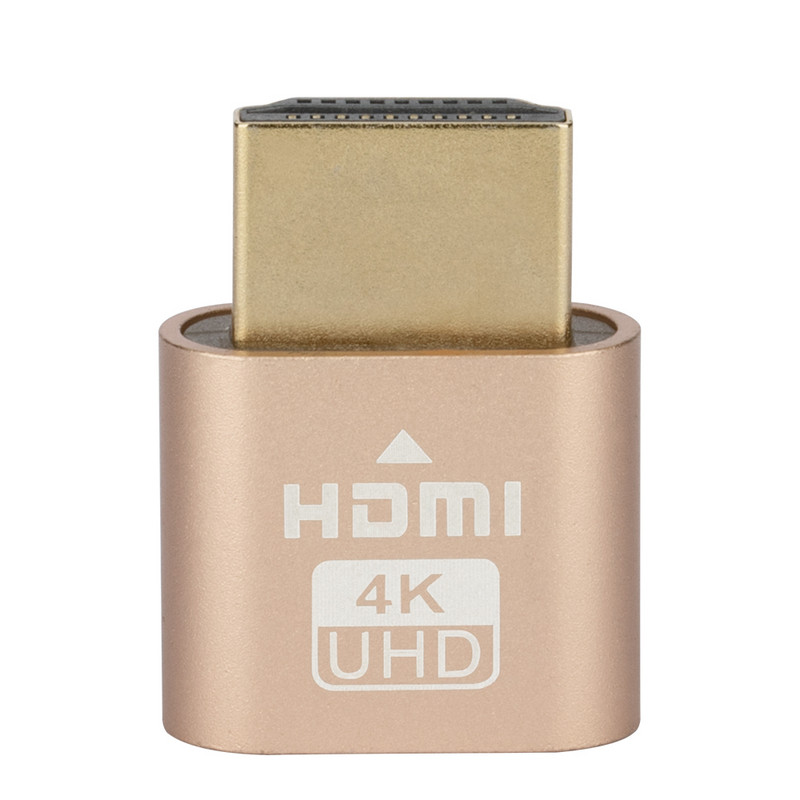 HDMI Virtual Display 4K HDMI DDC EDID Dummy Plug EDID Display Cheat Virtual Plug Προσαρμογέας HDMI Dummy Emulator για εξόρυξη Bitcoin
