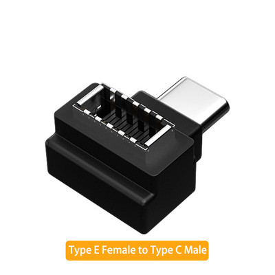 USB 3.1 előlapi fejléc E típusú USB C típusú USB bővítőkábel adapter csatlakozó asztali számítógép alaplapi csatlakozójához