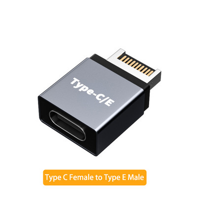 USB 3.1 előlapi fejléc E típusú USB C típusú USB bővítőkábel adapter csatlakozó asztali számítógép alaplapi csatlakozójához