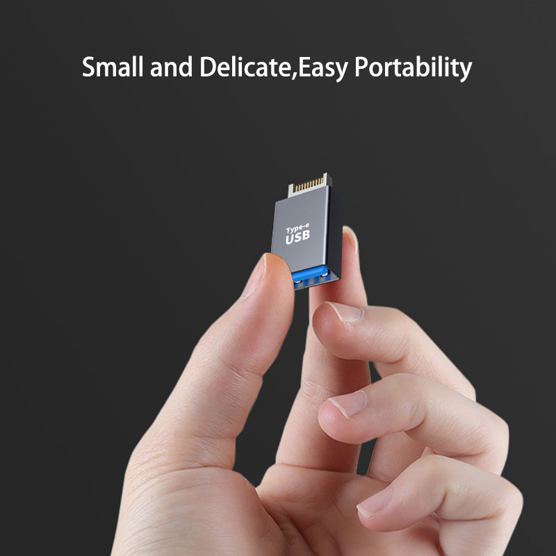 USB 3.1 előlapi fejléc E típusú USB C típusú USB bővítőkábel adapter csatlakozó asztali számítógép alaplapi csatlakozójához